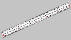 Trulers 16ths, 1ft Standard 10 pack trulers