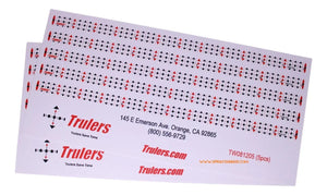Trulers Eighths, 1 Ft, Skinny, 10 pack - SprayGunner