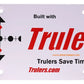 Placa de matrícula "Construida con Trulers" de Trulers