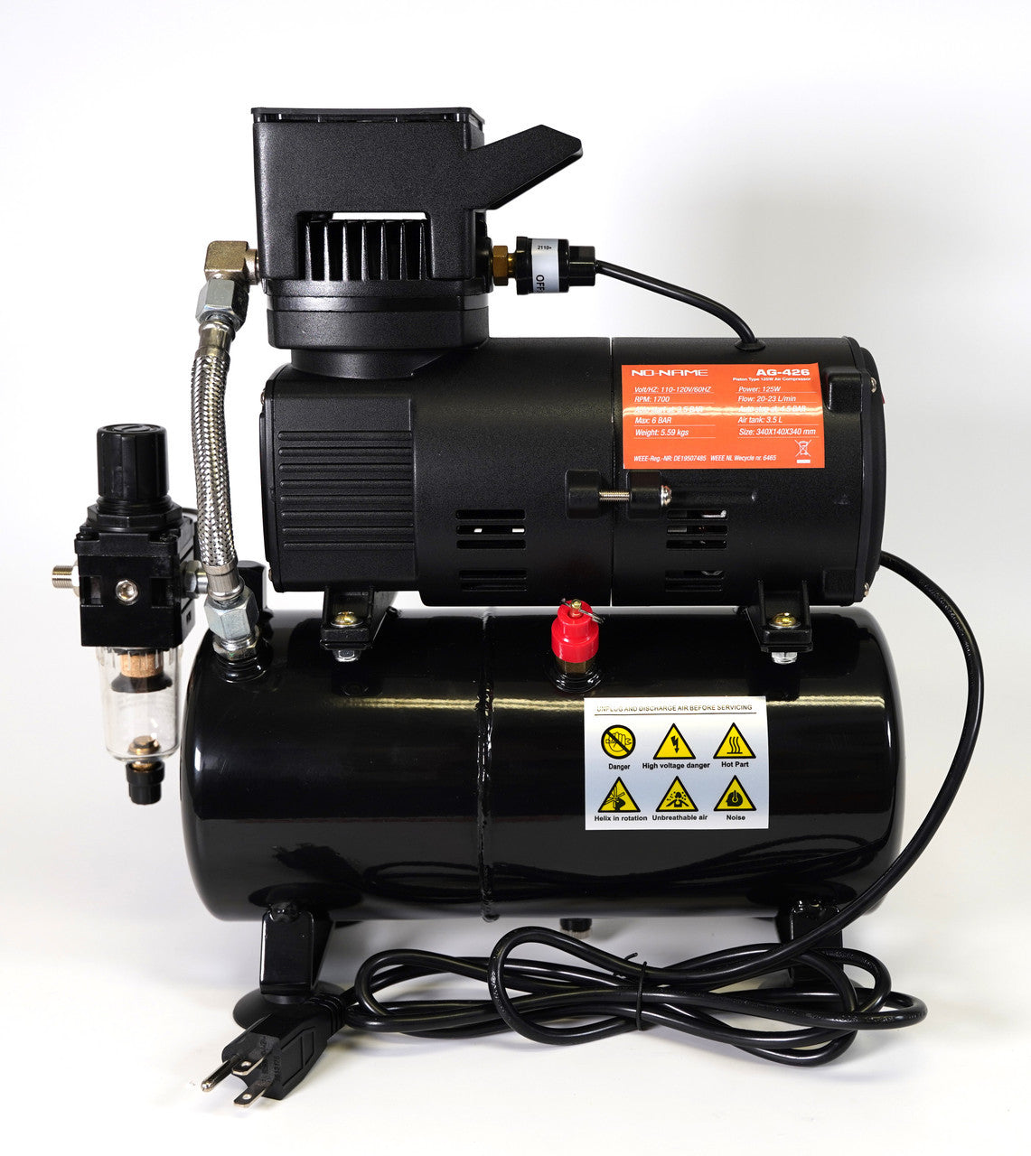 Used Cool Tooty Airbrush Compressor with Tank by NO-NAME Brand - SprayGunner