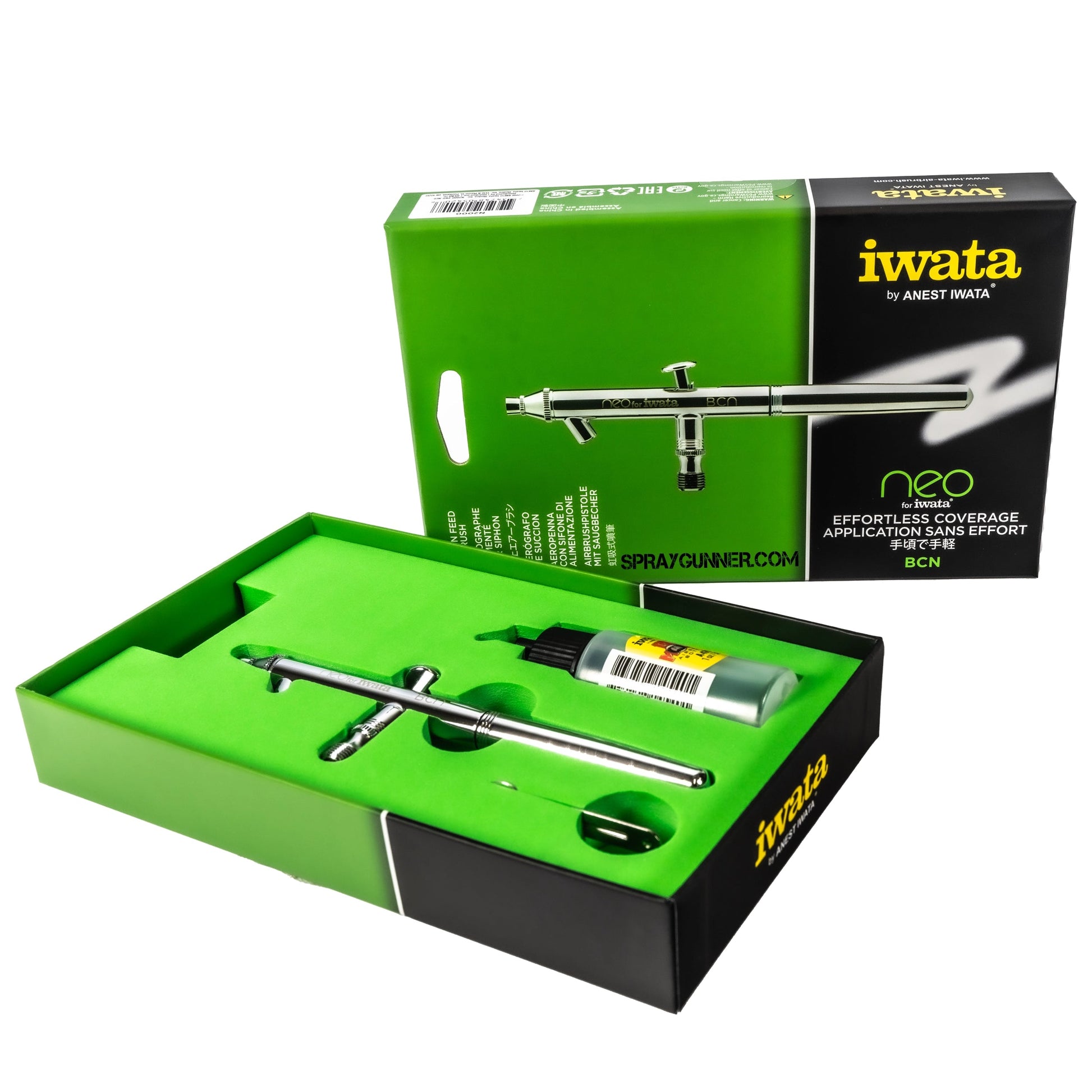 NEO for Iwata BCN Siphon Feed Dual Action Airbrush - SprayGunner