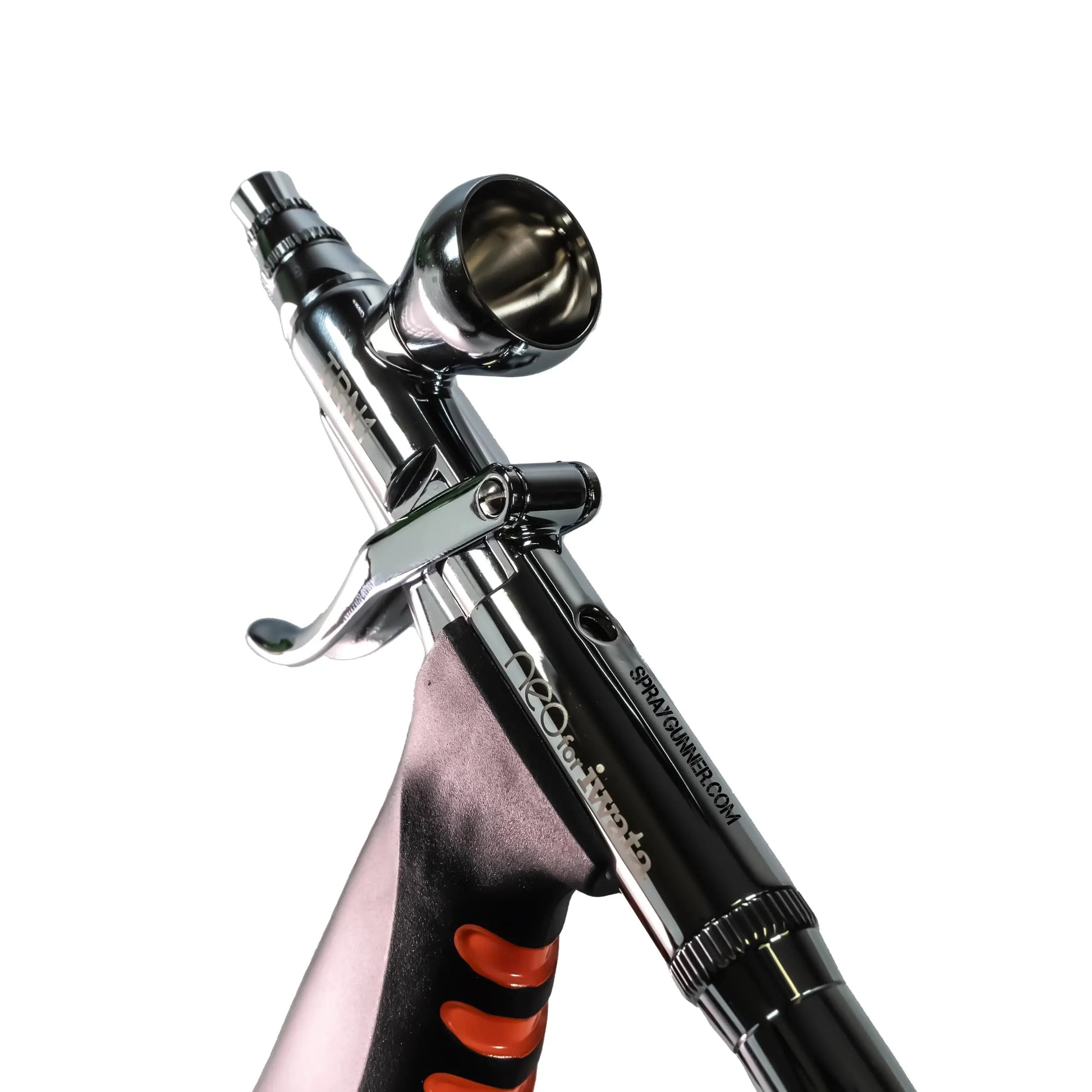 Used NEO for Iwata TRN1 Gravity Feed Trigger Airbrush (missing large lid) - SprayGunner