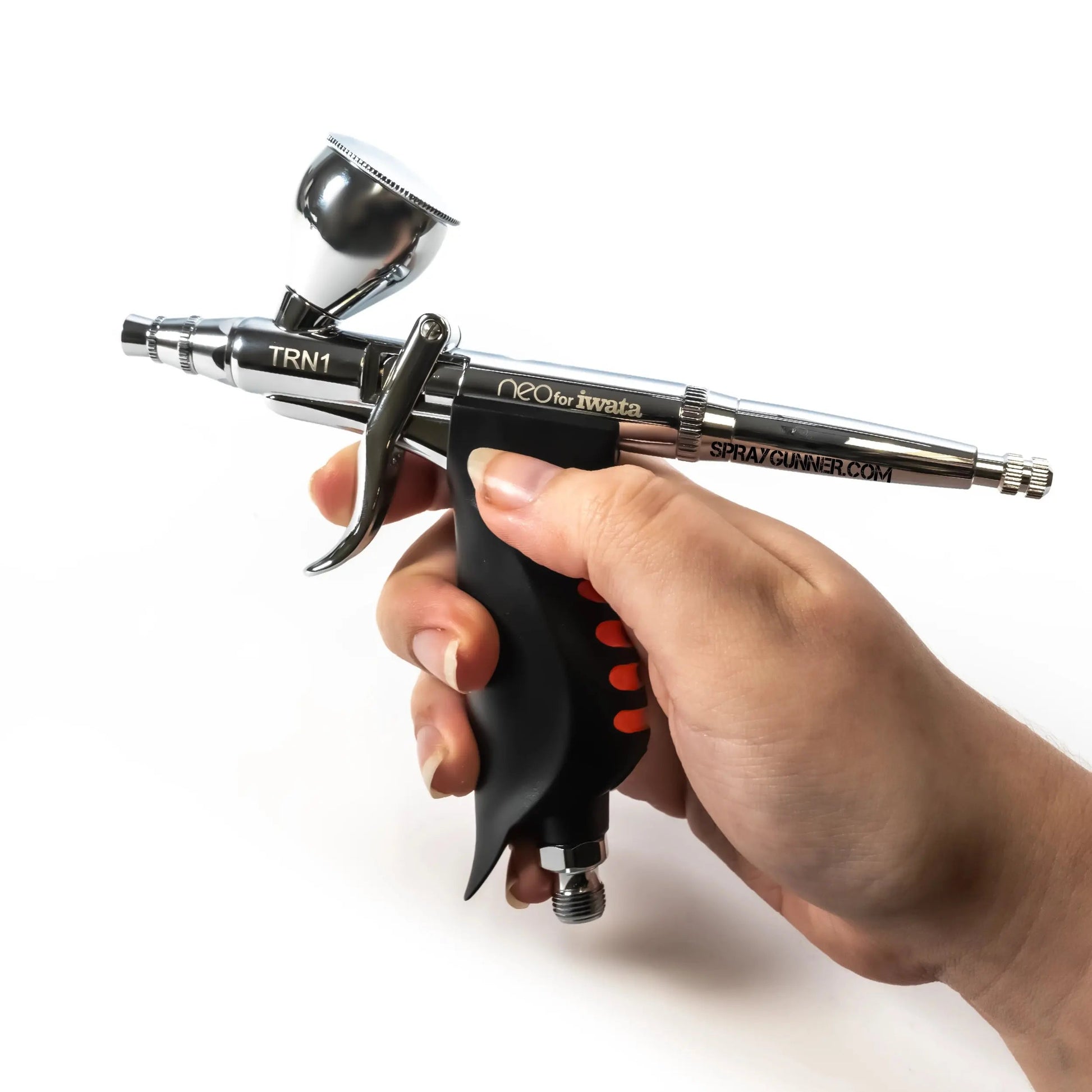 Used NEO for Iwata TRN1 Gravity Feed Trigger Airbrush (missing large lid) - SprayGunner