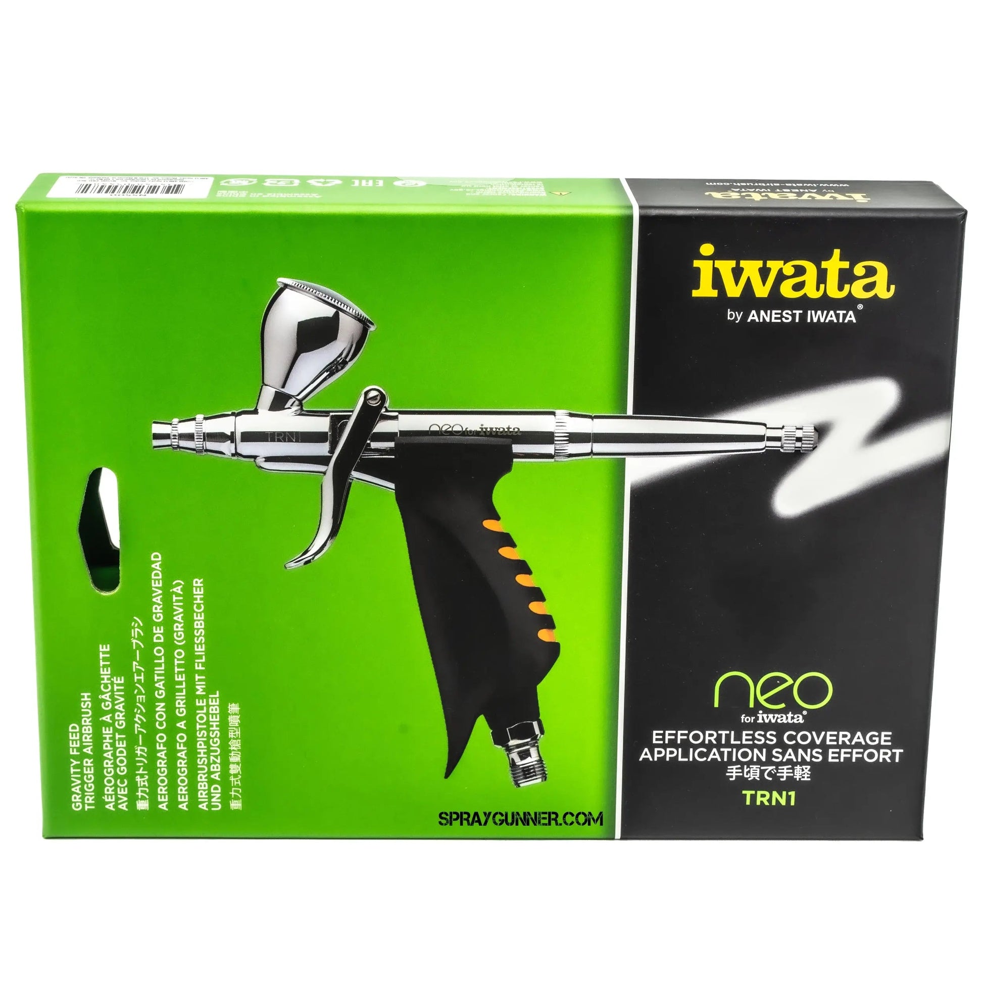 Used NEO for Iwata TRN1 Gravity Feed Trigger Airbrush (missing large lid) - SprayGunner