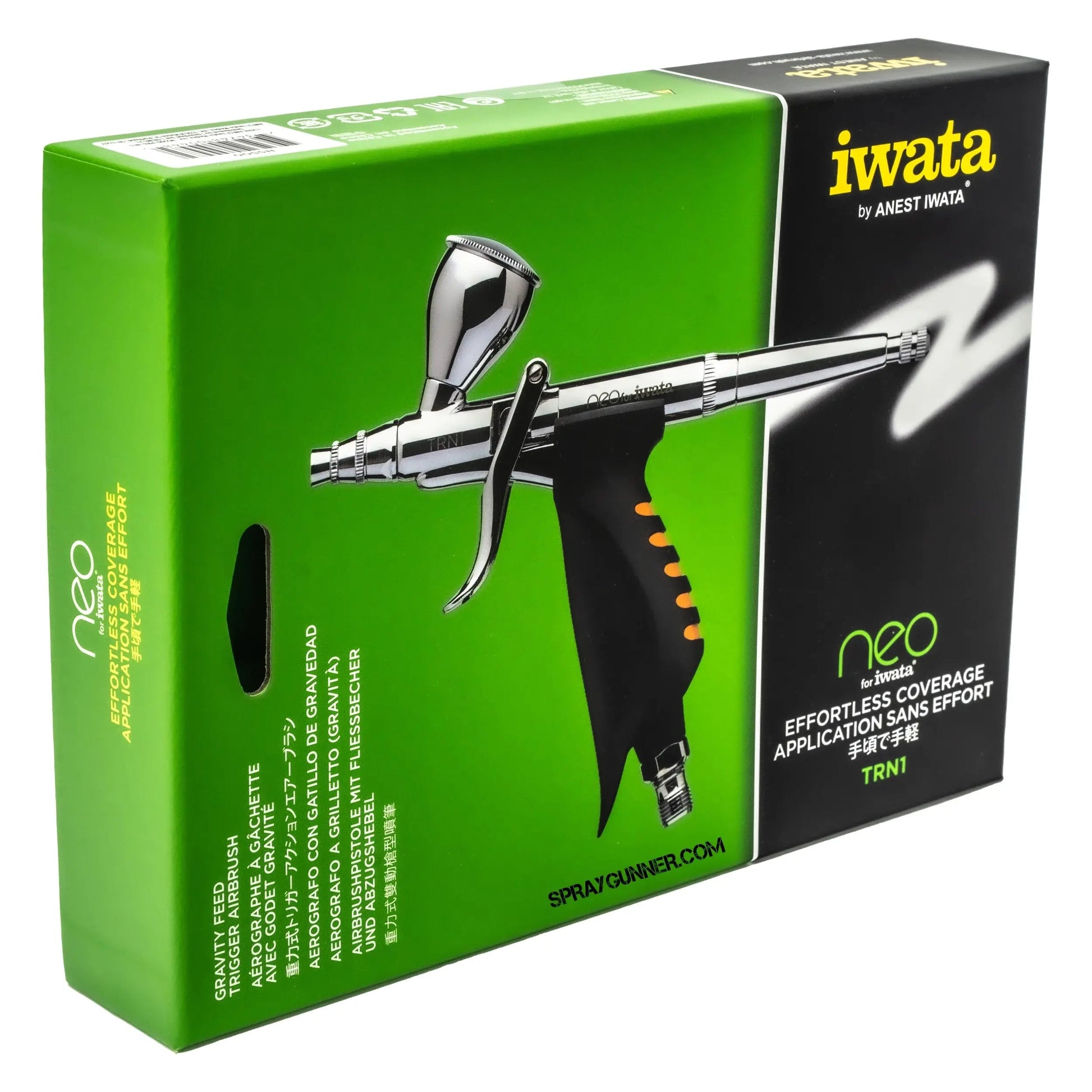 Used NEO for Iwata TRN1 Gravity Feed Trigger Airbrush (missing large lid) - SprayGunner