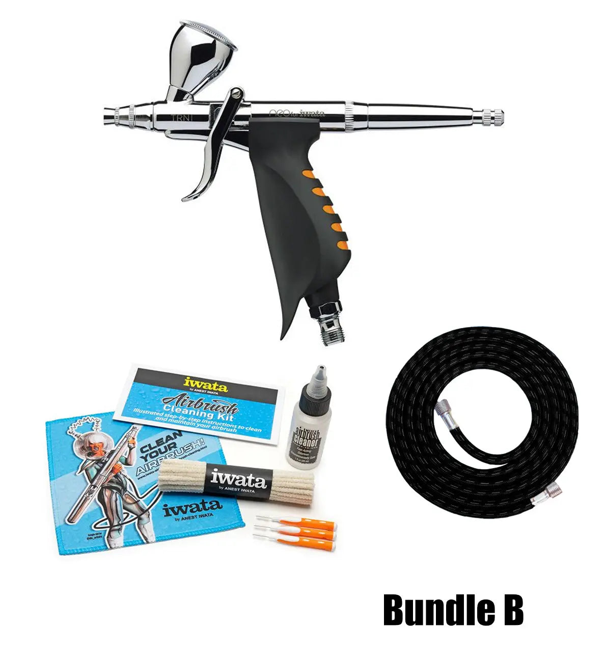 Used NEO for Iwata TRN1 Gravity Feed Trigger Airbrush (missing large lid) - SprayGunner