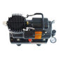 This used Tooty Airbrush Compressor by NO-NAME Brand, with its black tank and orange embellishments, is ideal for body art and ProAiir paint applications.
