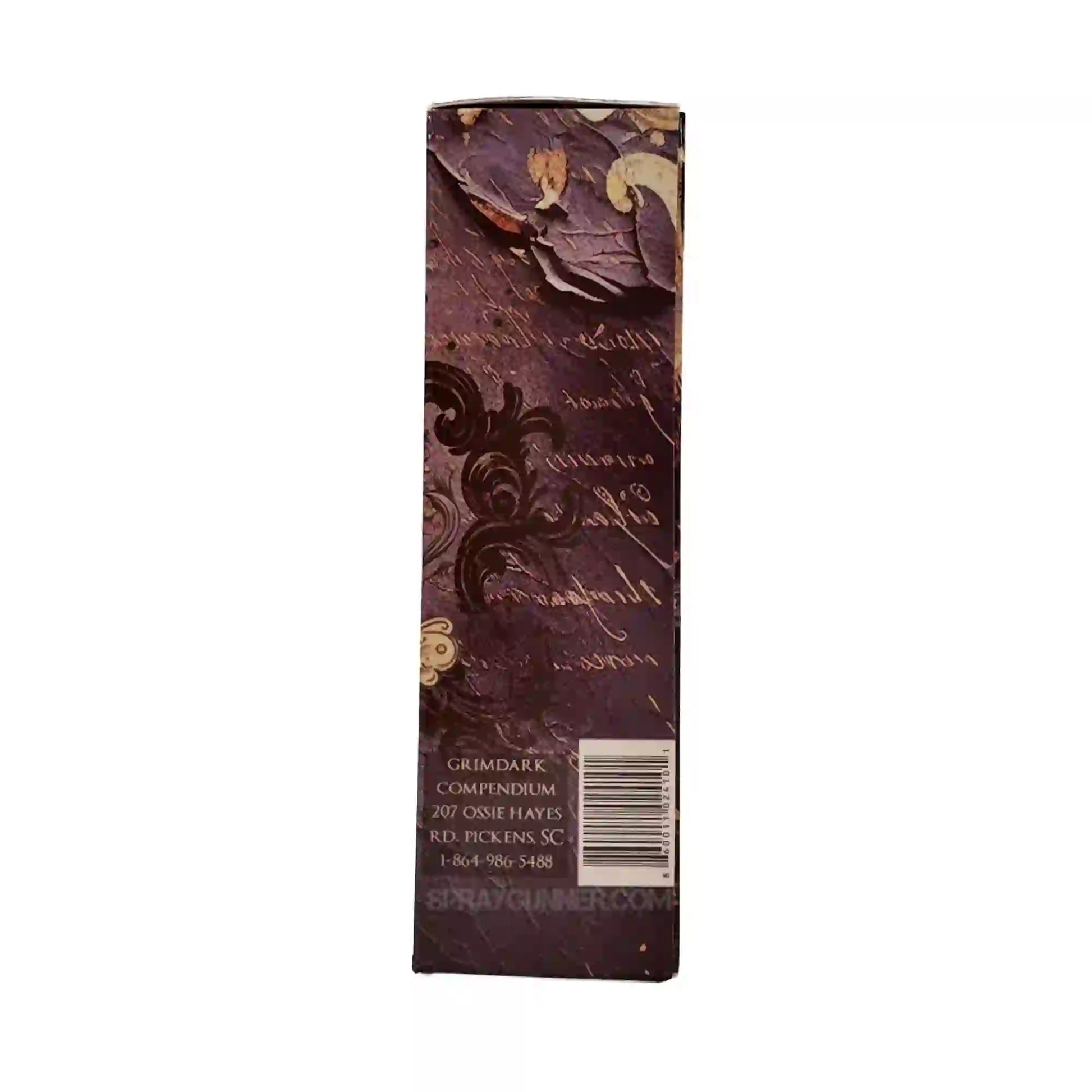 Back of Villainy Ink Enamel Wash Goon's Grime box with textured design and manufacturer details, perfect for hobbyists and miniature painters.