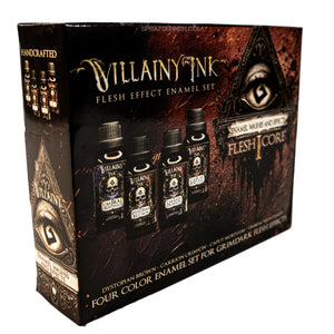 Villainy Ink Enamels - Flesh Core Set I (4x30mL)