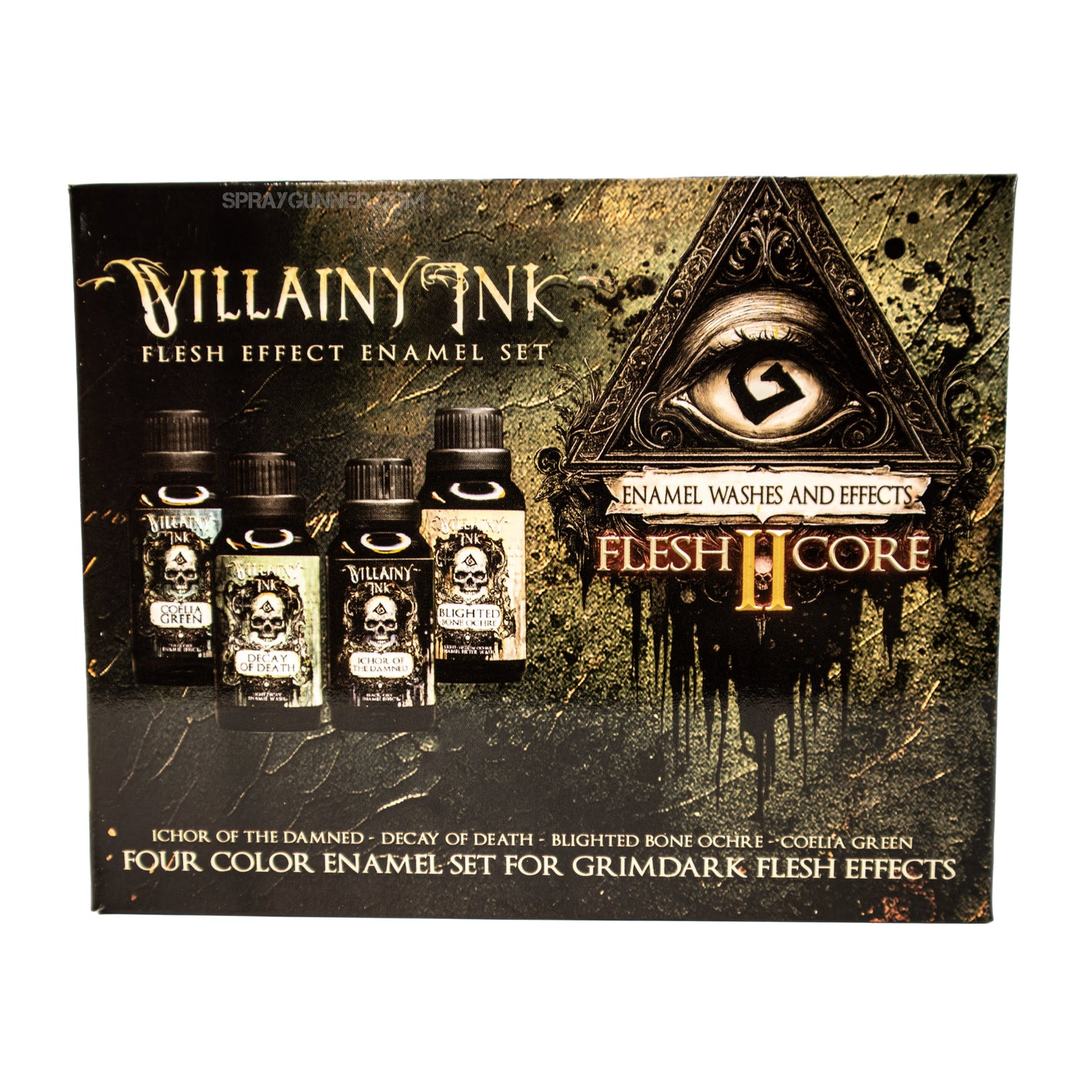 Villainy Ink Enamels - Flesh Core Set II (4x30mL)