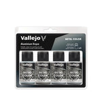 Vallejo Metal Color Aluminium Dope Set Vallejo at SprayGunner