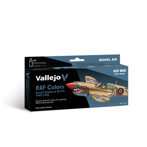 Vallejo Model Air Set: RAF colors Desert Scheme & M.T.O. 1940-1945 Vallejo at SprayGunner
