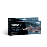 Vallejo Model Air Set: USAF colors “Grey Schemes” from 70’s to present Vallejo at SprayGunner