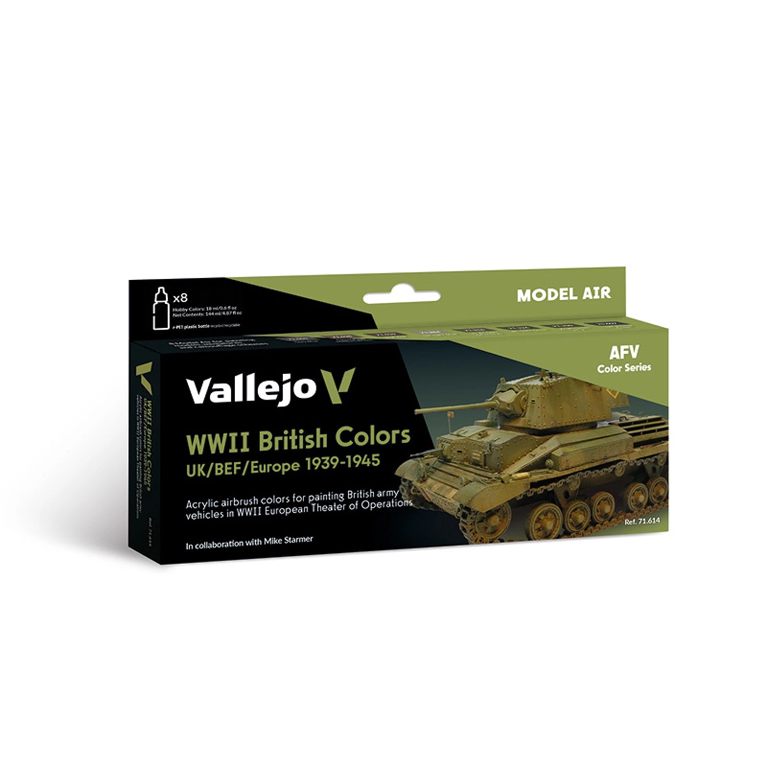 Vallejo Model Air Set: WWII British Colors UK/BEF/Europe 1939-1945 Vallejo at SprayGunner