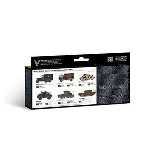 Vallejo Model Air Set: WWII British Colors UK/BEF/Europe 1939-1945 Vallejo at SprayGunner