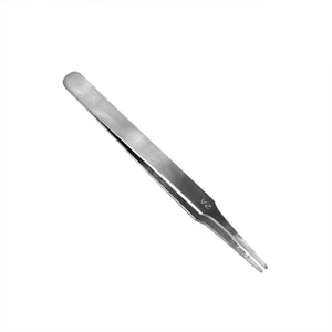 Vallejo Tools Flat Rounded Stainless Steel Tweezers (120 mm) Vallejo at SprayGunner