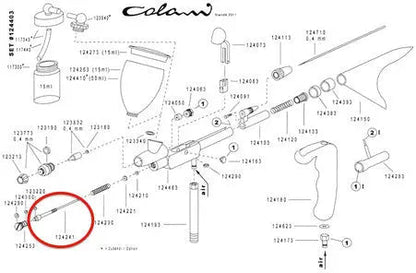 Opened Valve rod for COLANI