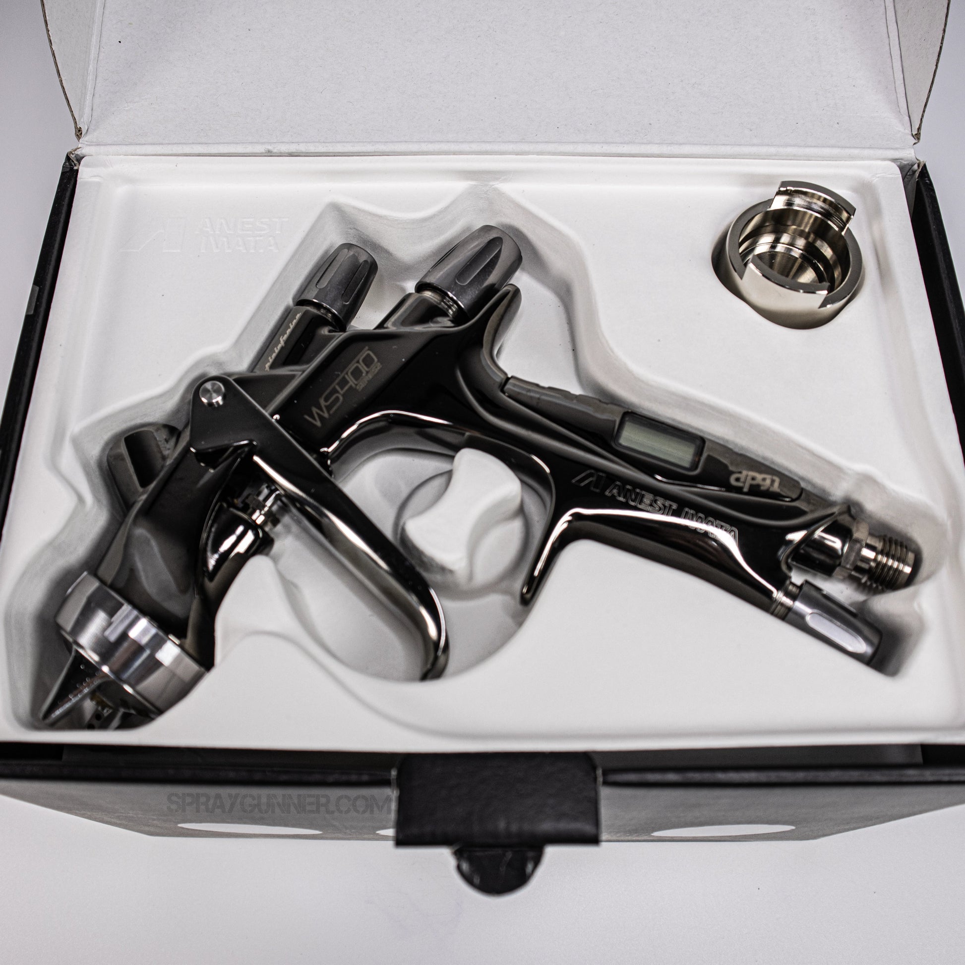 Open Box Anest Iwata WS-400 Series 2 Clear Digital Spray Gun Eco Set (Supernova Replacement) Comes with Metal Cup 1.2HD Anest Iwata at SprayGunner