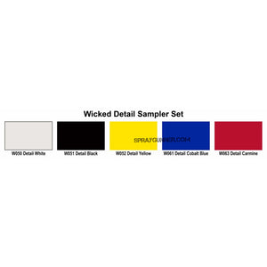 Wicked Colors Detail 2oz Sampler Set W110 - SprayGunner