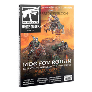 Warhammer White Dwarf Issue 510 magazine featuring Middle-Earth strategy battle game, new Ork rules, and Warhammer 40K updates for collectors and gamers.