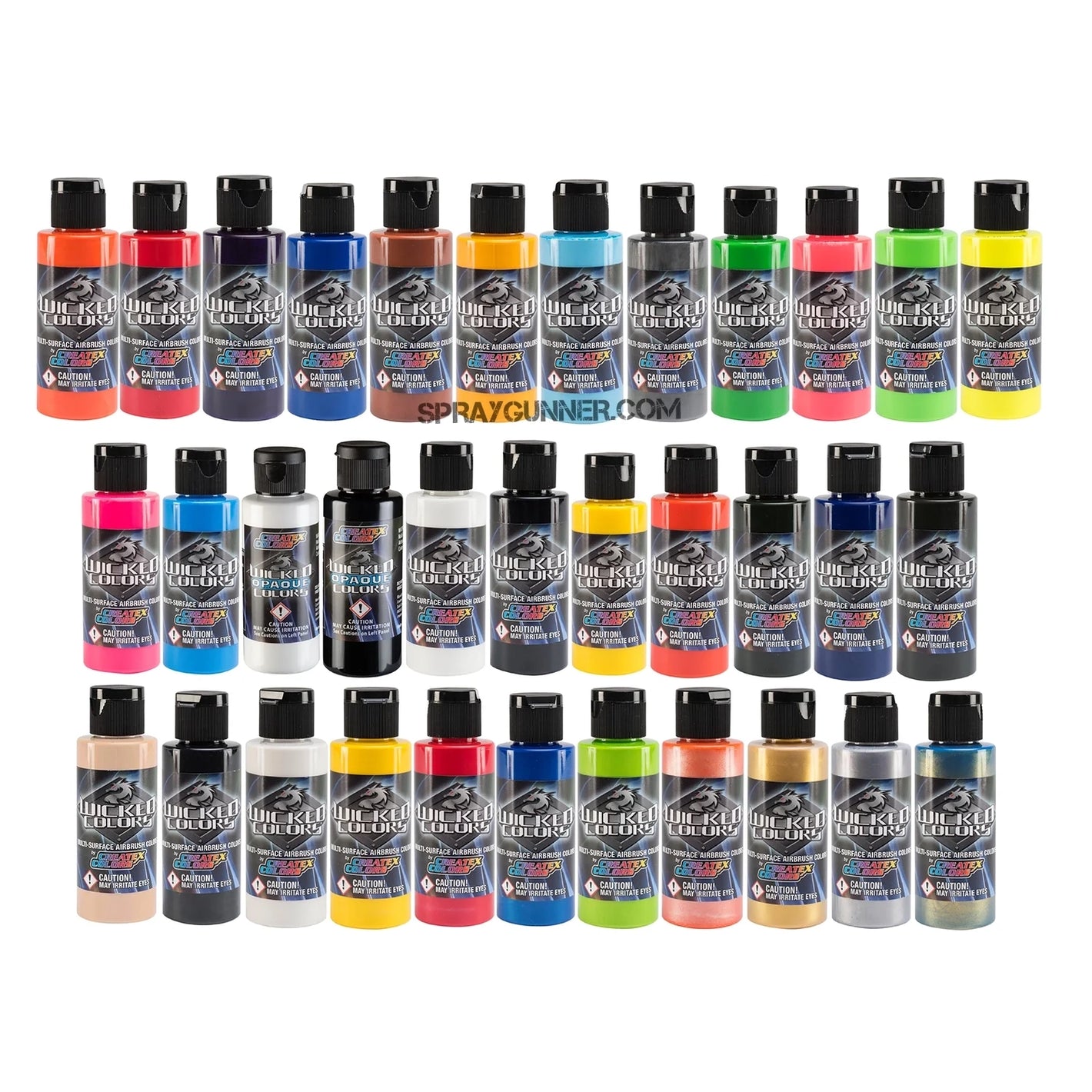 Createx Wicked Paints Juego de 35 colores