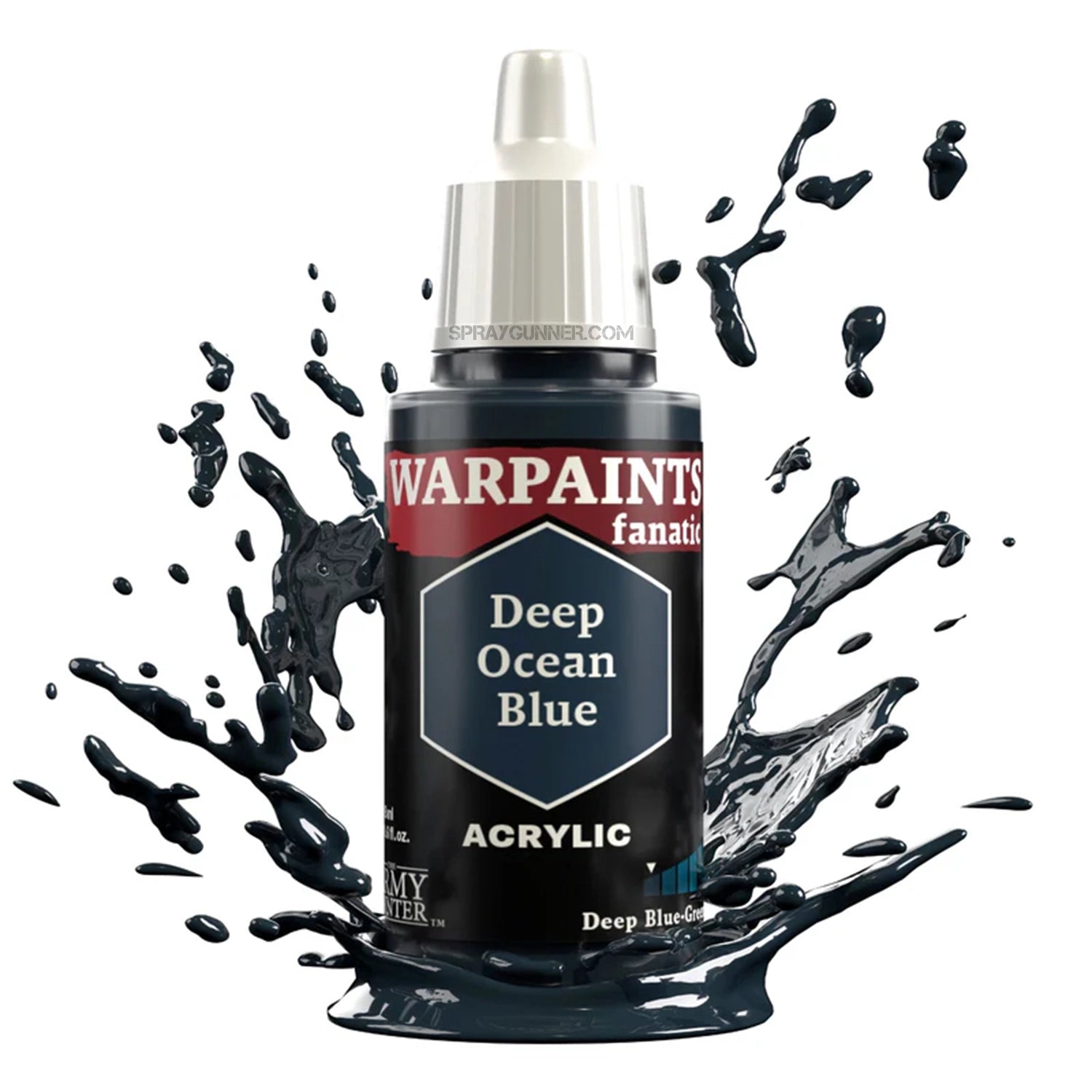 THE ARMY PAINTER: Warpaints Fanatic Deep Ocean Blue - SprayGunner