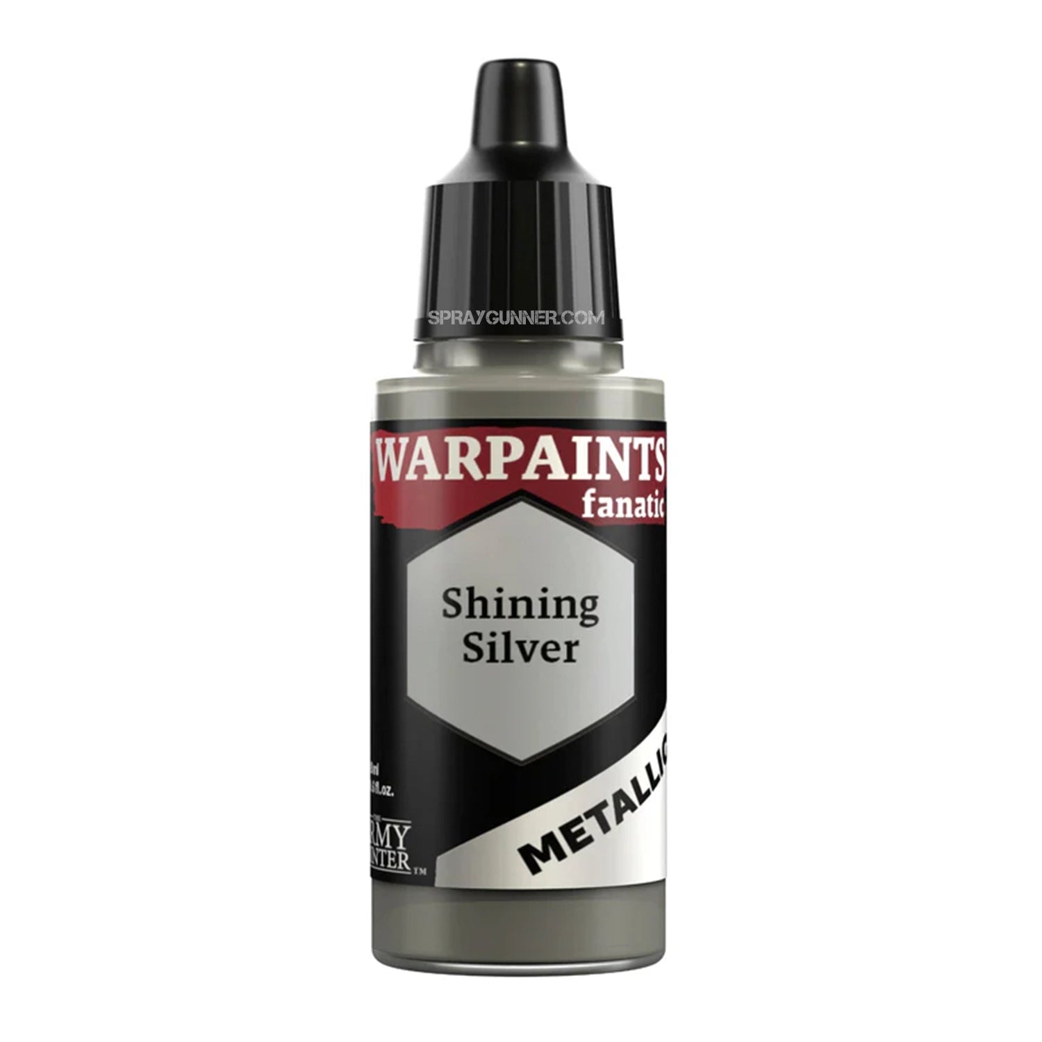 THE ARMY PAINTER: Warpaints Fanatic Metallic Shining Silver - SprayGunner