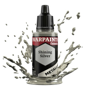 THE ARMY PAINTER: Warpaints Fanatic Metallic Shining Silver - SprayGunner