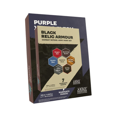 The Army Painter Combat Se7ens: Black Relic Armour Paint Set