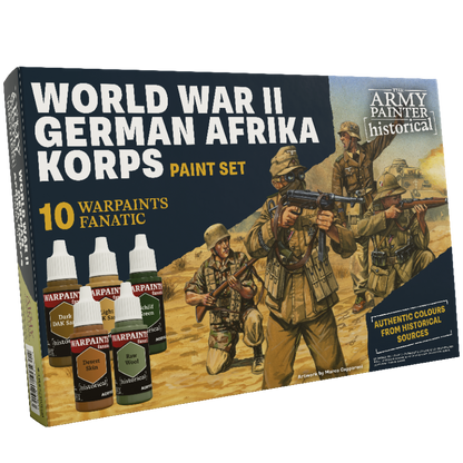 The Army Painter Historical: WWII German Afrika Korps Paint Set