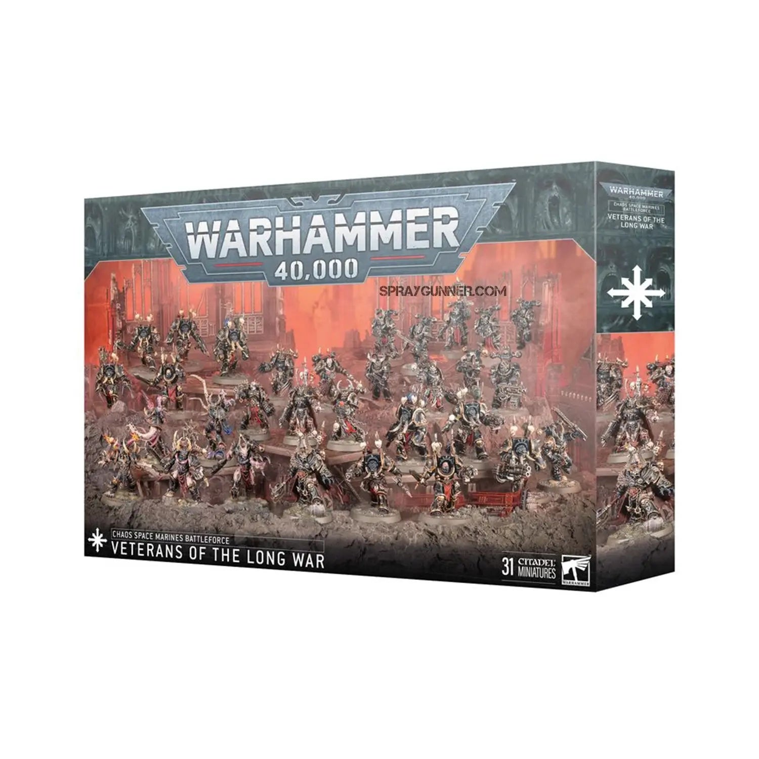 Warhammer 40K Chaos Space Marines Battleforce: Veterans of the Long War Games Workshop