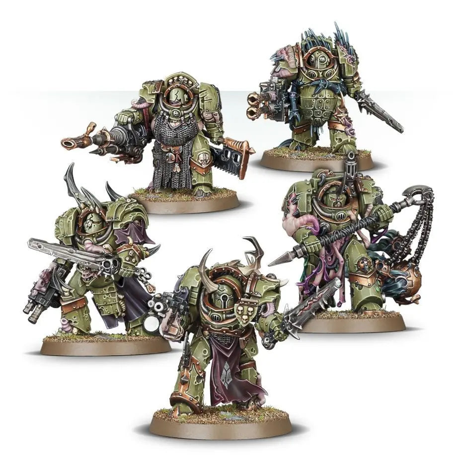 Warhammer 40K Death Guard Blightlord Terminators - SprayGunner