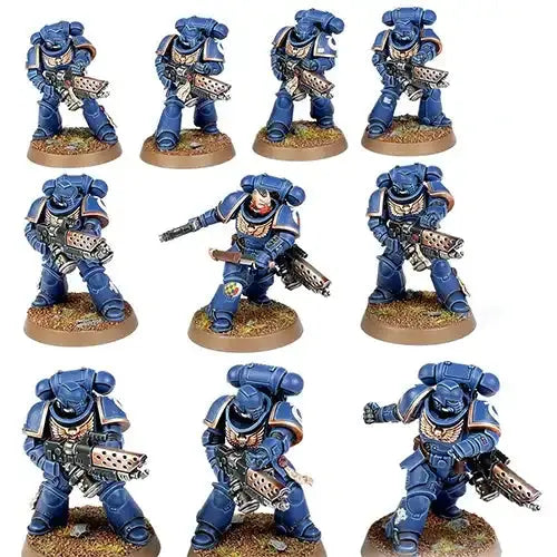 Warhammer 40k – Escouade Infernus (Infernus Squad) Space Marines, Peinte Par Commission (Neuf)