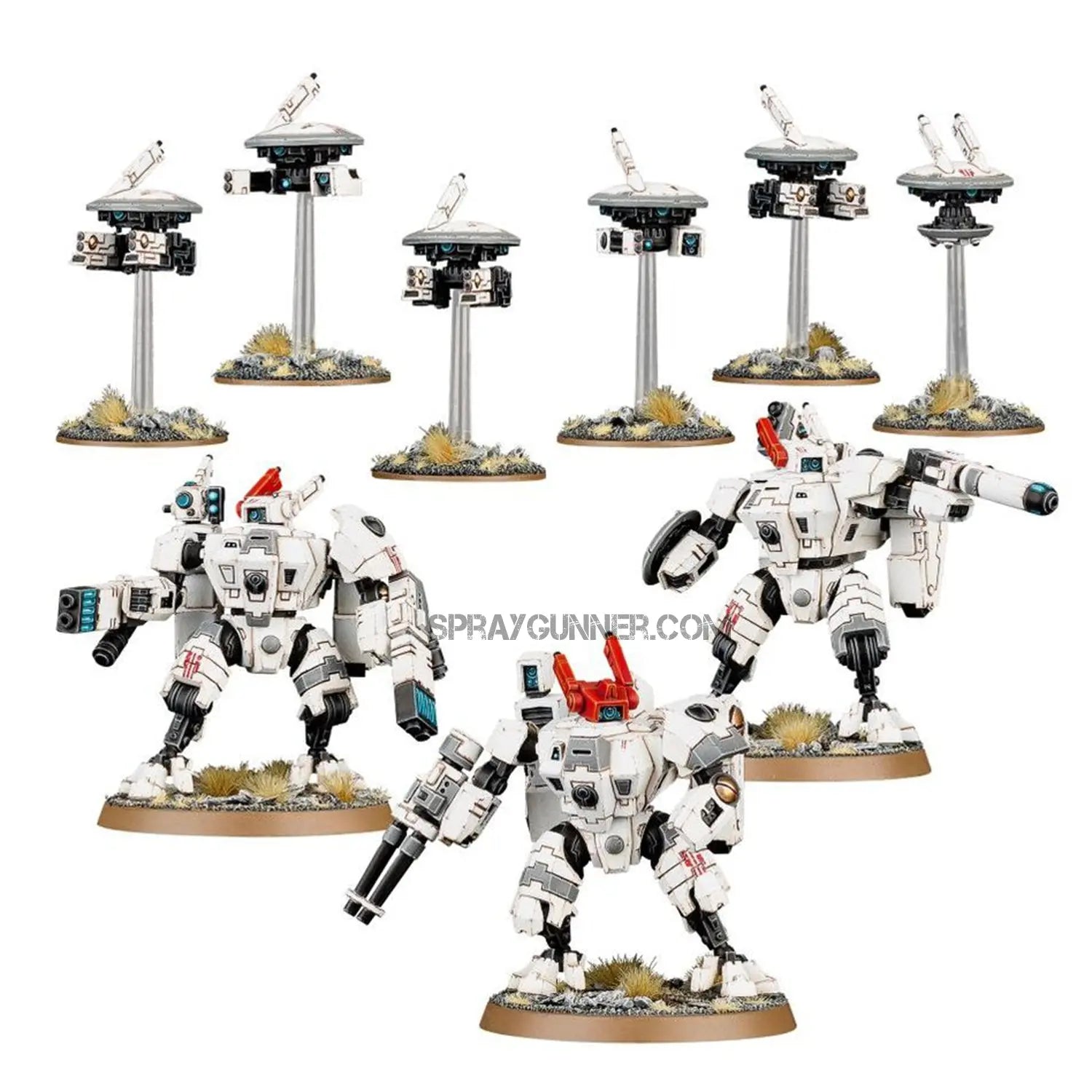 Warhammer 40K Tau Empire Crisis Battlesuits Games Workshop