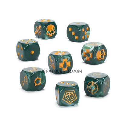 Warhammer 40k NECROMUNDA Halls of the Ancients Dice Set Games Workshop