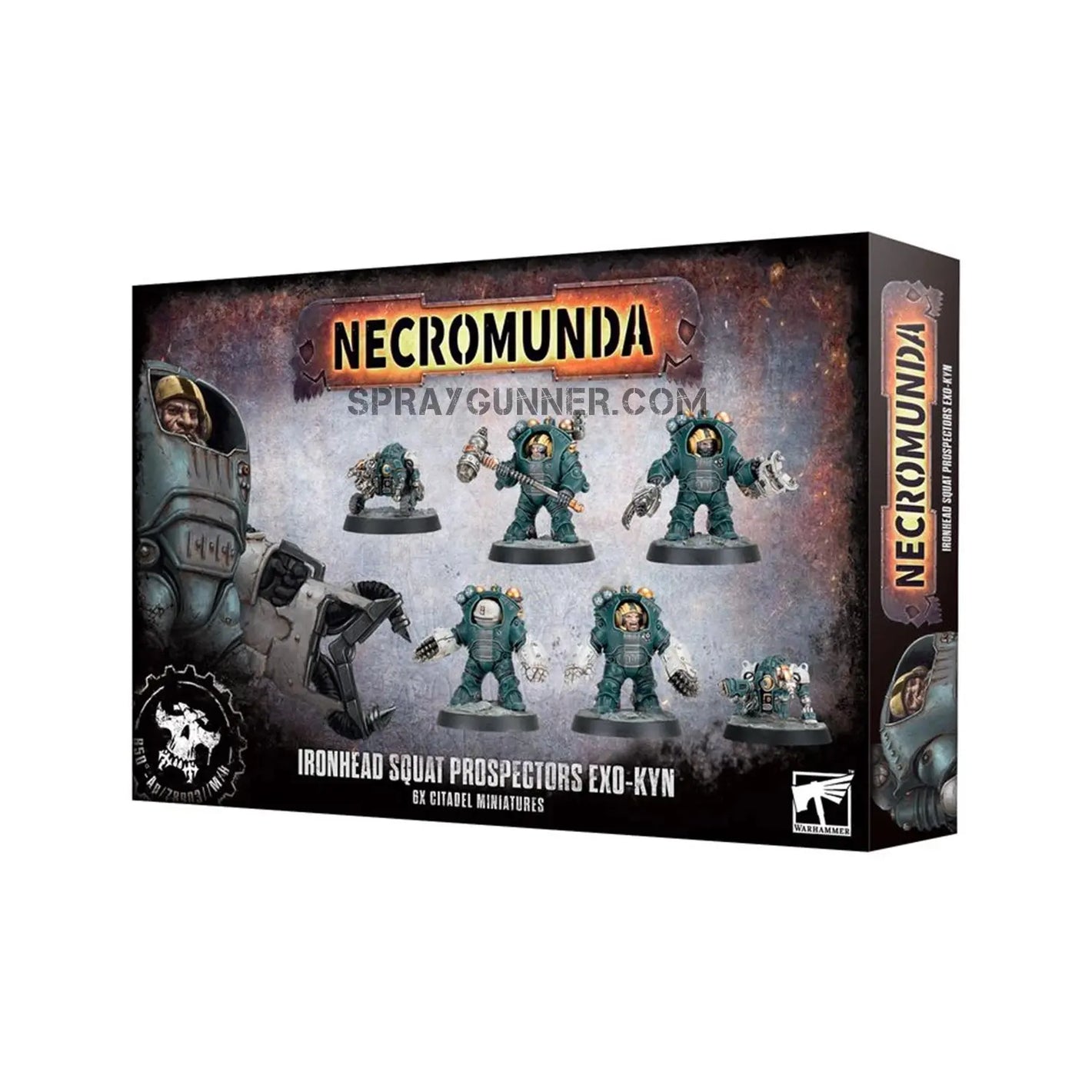 Warhammer 40k NECROMUNDA: Ironhead Squat Prospectors Exo-kyn Games Workshop