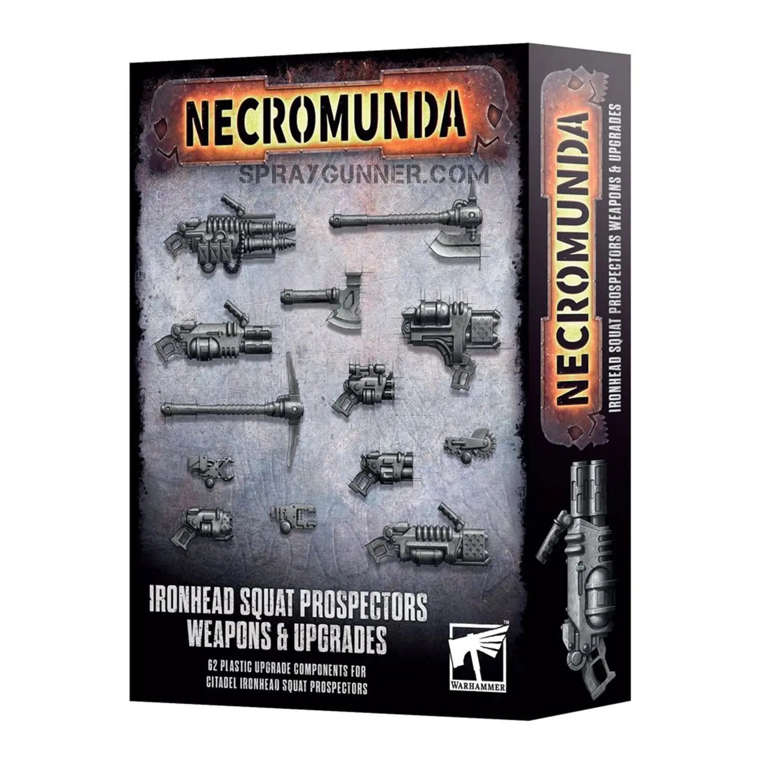 Warhammer 40k NECROMUNDA: Ironhead Squat Prospectors Weapons & Upgrades Games Workshop