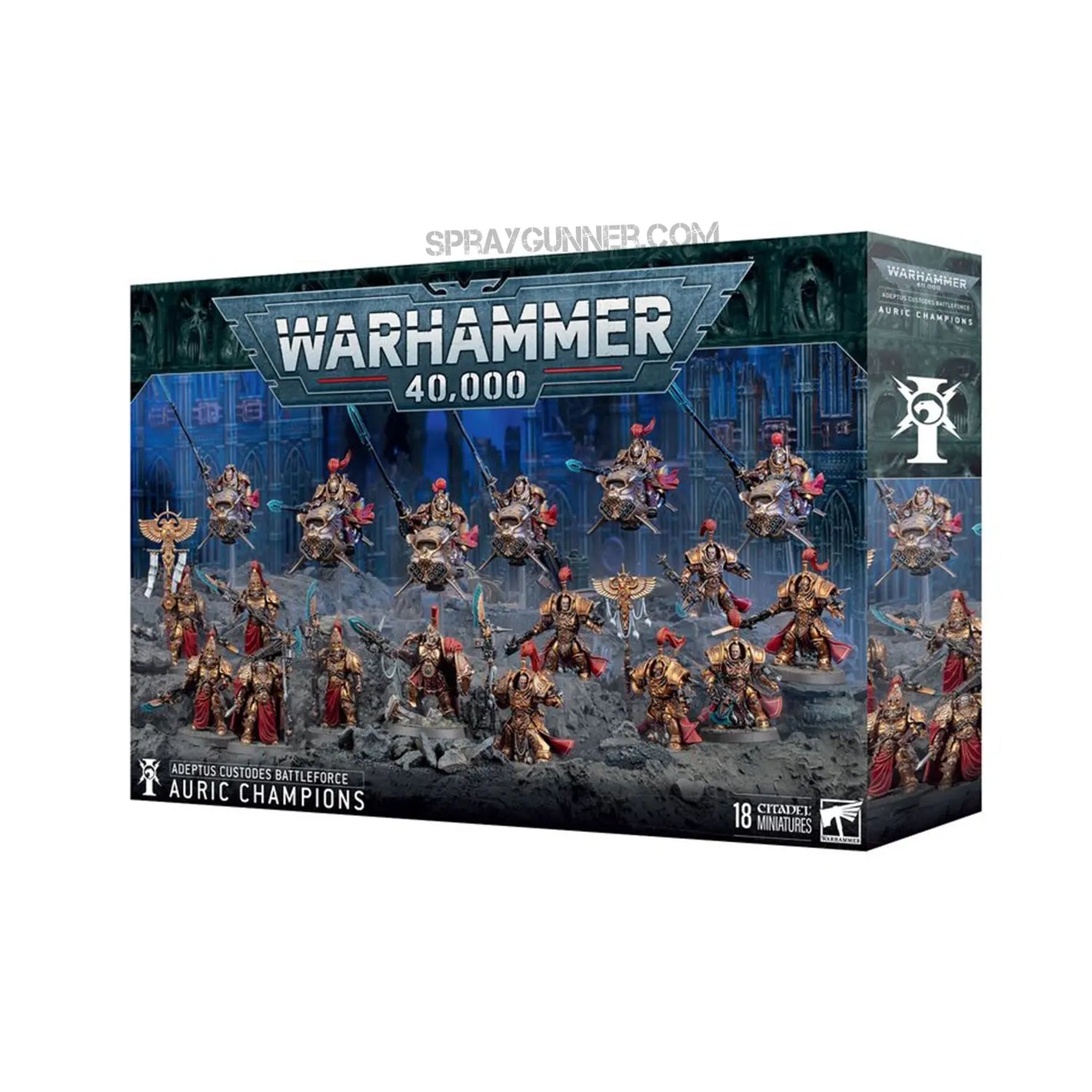 Warhammer 40k: Adeptus Custodes Battleforce Auric Champions Games Workshop