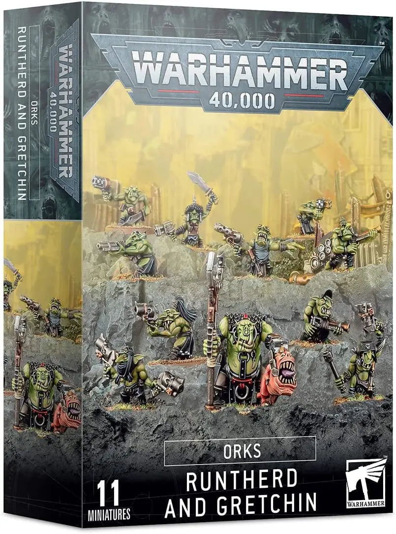 Warhammer 40k: Orks - Runtherd and Gretchin - SprayGunner