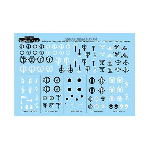 Warhammer Horus Heresy Legions Imperialis: Dire Wolf Heavy Scout Titans Games Workshop