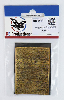 Wood 2 - Miniature Airbrush Stencil - SprayGunner
