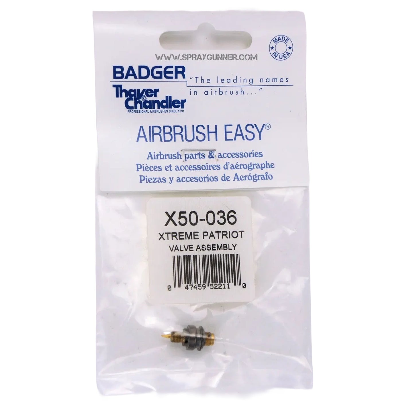 Badger X50-036 Xtreme Patriot Complete Valve Assembly