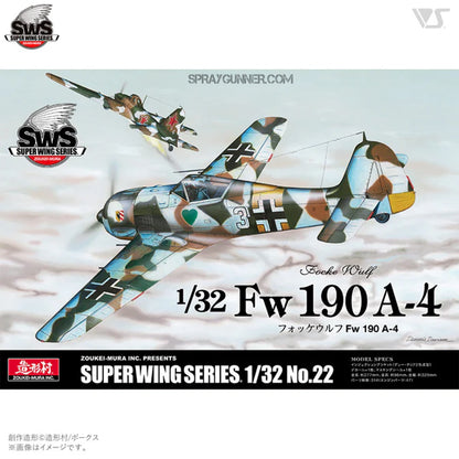 ZOUKEI-MURA 1/32 Focke-Wulf Fw 190 A-4 Model Kit