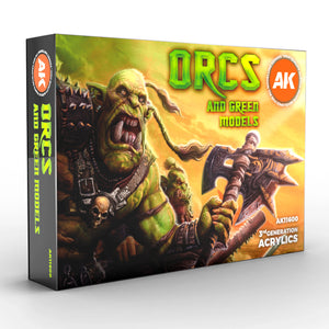 AK Interactive Orcs and Green Models Set (x6)