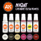 AK Interactive Night Creatures Flesh Tone Set (x6)