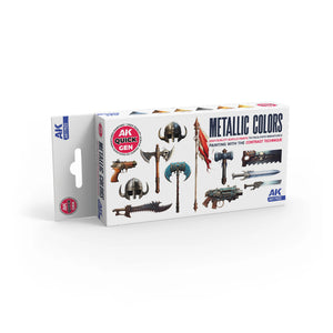 AK Interactive Quick Gen Metallics Set (x6)
