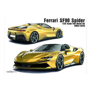 ALPHA MODEL 1/24 Scale Model Car Kit Ferrari SF90 Spider