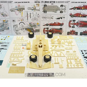 ALPHA MODEL 1/20 Scale Model Car Kit Ferrari F1 2018 SF71H Alpha Models