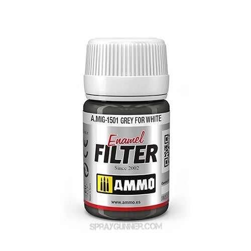 AMMO by MIG Filter Grey for White