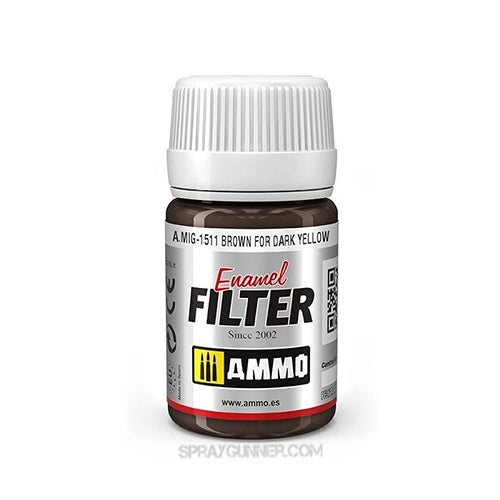 AMMO by MIG Filter Brown for Dark Yellow
